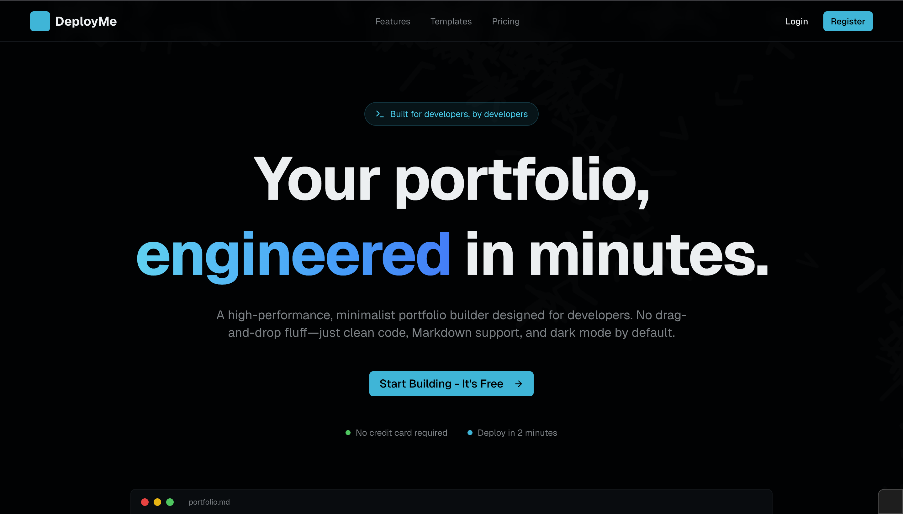 DeployMe Project Screenshot